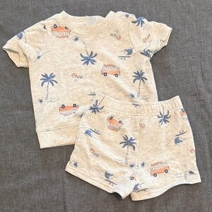 Carter’s short sleeve sweatsuit - 2 pcs